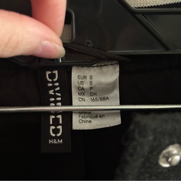 H&M Black and White Baseball Varsity Jacket - Picture 5 of 5